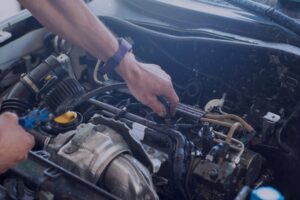 Best Auto Repair for Winter, Auto Repair in Waupaca WI At Little Wolf . Close-up of a vehicle engine being serviced for winter