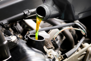 Auto Lube Express Service in Antigo WI At Little Wolf Automotive Express Lube. Close-up view oil change service