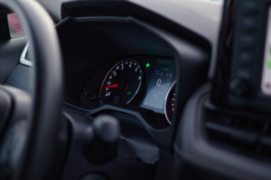 Toyota Repair, Toyota Subaru Honda Repair, Import Auto Repair in Wausau, WI At Little Wolf Automotive. Image of Toyota dashboard showing mileage
